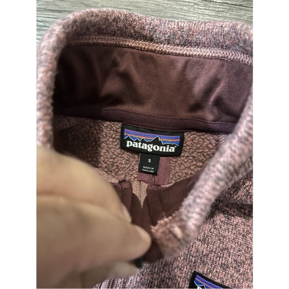 Womens Better Sweater® 1/4-Zip in Kiln Pink Size Small Athleisure Heritage - Picture 3 of 6